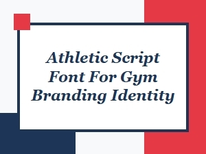 Athletic Script Font Collection for Gym Branding and Identity Design