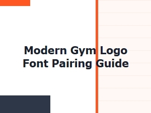 Choosing Font Pairings for Modern Gym Logos